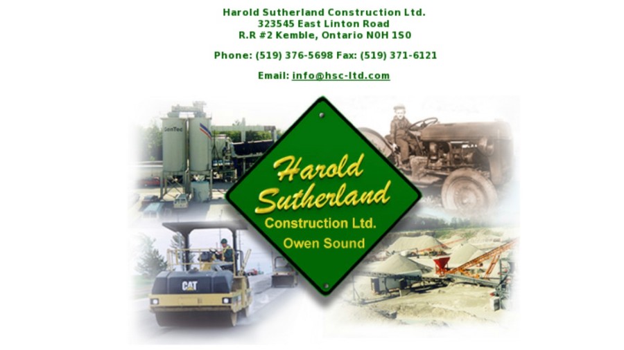 Harold Sutherland Constructon